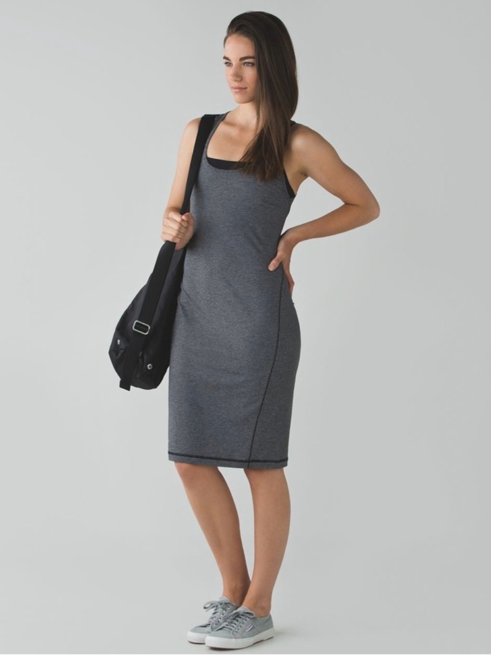 Lululemon Go For It Dress
Micro Stripe Black White